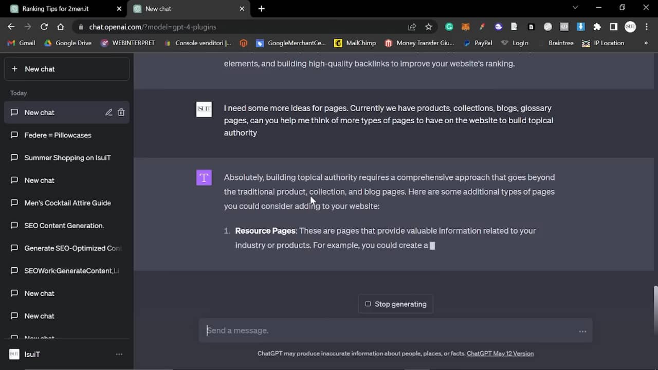 chat gpt plugins for seo