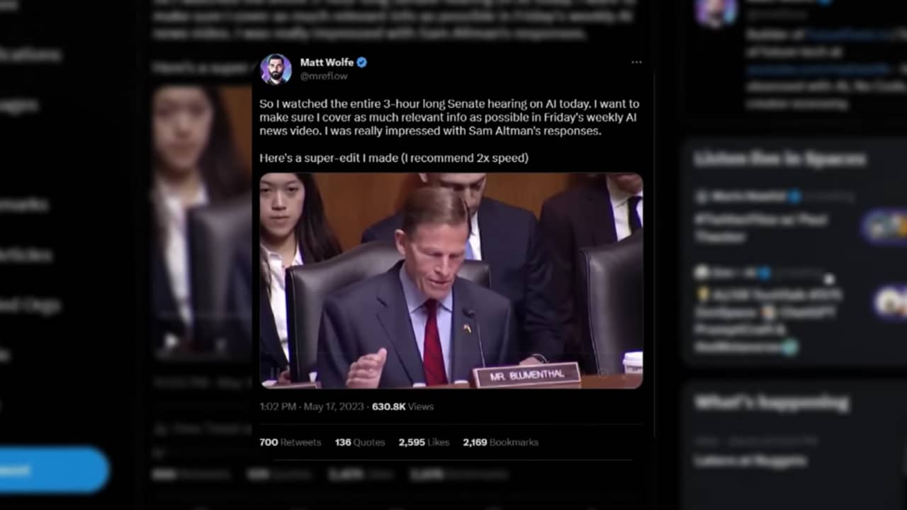 senate hearings ai